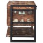 Caja de Almacenamiento Multicolor Madera maciza recuperada