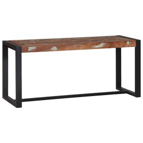 Banco Multicolor 100 x 35 x 45 cm Madera maciza recuperada