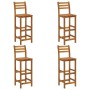 Garten-Barmöbel-Set 5-teilig aus massivem Akazienholz von vidaXL, Gartensets - Ref: Foro24-3116005, Preis: 665,43 €, Rabatt: %