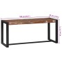 Banco Multicolor 100 x 35 x 45 cm Madera maciza recuperada