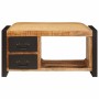 Banco de Almacenamiento con cajón Marrón Madera maciza de Mango