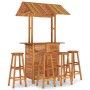 Garten-Barmöbel-Set 5-teilig aus massivem Akazienholz von vidaXL, Gartensets - Ref: Foro24-3116007, Preis: 569,09 €, Rabatt: %