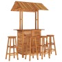 Garten-Barmöbel-Set 5-teilig aus massivem Akazienholz von vidaXL, Gartensets - Ref: Foro24-3116007, Preis: 569,09 €, Rabatt: %