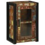 Armario de Baño con puerta Multicolor Madera maciza recuperada