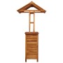 Mesa de bar jardín con tejado madera de acacia 113x106x217 cm de vidaXL, Mesas de jardín - Ref: Foro24-45909, Precio: 406,62 ...