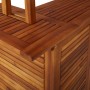 Mesa de bar jardín con tejado madera de acacia 113x106x217 cm de vidaXL, Mesas de jardín - Ref: Foro24-45909, Precio: 406,62 ...