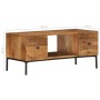 Solid mango wood coffee table 90x45x40cm by vidaXL, Coffee table - Ref: Foro24-286559, Price: 154,40 €, Discount: %