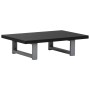 Conjunto de muebles de baño 2 piezas cerámica negro