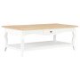 Mesa de centro de MDF blanca 110x60x40 cm en Mesas de centro | Comprar online en Foro24