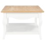 Mesa de centro de MDF blanca 110x60x40 cm