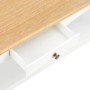 Mesa de centro de MDF blanca 110x60x40 cm