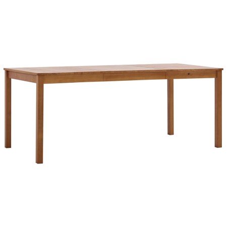 Mesa de comedor de madera de pino marrón miel 180x90x73 cm en Mesas de cocina y de comedor | Comprar online en Foro24