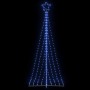 Árbol de Navidad LED 447 LEDs azul 249 cm