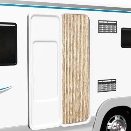 Cortina mosquitera de chenilla beige 56x185 cm en Mosquiteras para ventanas | Comprar online en Foro24