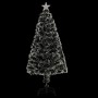 Árbol de Navidad con luces y soporte fibra óptica 120 cm