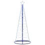 Árbol de Navidad LED 200 LEDs azul 182 cm