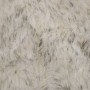 Alfombra de piel de oveja sintética mezcla de gris 60x90 cm