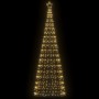 Árbol de Navidad LED 550 LEDs blanco cálido 304 cm