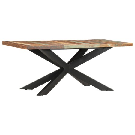 Mesa de comedor de madera maciza reciclada 180x90x76 cm en Mesas de cocina y de comedor | Comprar online en Foro24