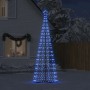 Árbol de Navidad LED 550 LEDs azul 304 cm