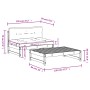 Gartenmöbel-Set 2-teilig und honigbraune Massivholzkissen von vidaXL, Gartensets - Ref: Foro24-3186105, Preis: 375,39 €, Raba...
