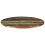 Tablero de mesa redonda madera reciclada maciza 80 cm 15-16 mm