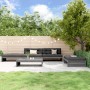 5-teiliges Gartenmöbel-Set und graue Massivholzkissen von vidaXL, Gartensets - Ref: Foro24-3186146, Preis: 984,77 €, Rabatt: %