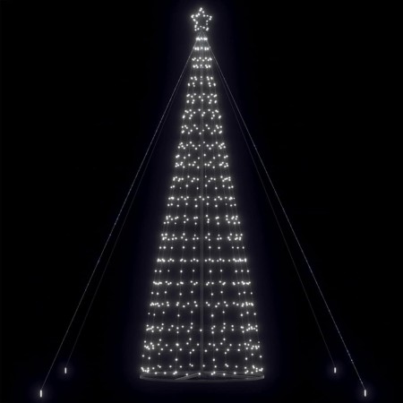 Árbol de Navidad LED 1534 LEDs blanco frío 503 cm