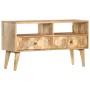 Mueble para TV madera maciza de mango 90x30x50 cm
