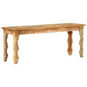 Banco de madera maciza reciclada 110x35x45 cm