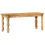 Banco de madera maciza reciclada 110x35x45 cm