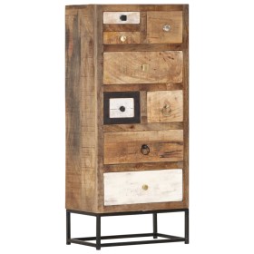 Cajonera de madera maciza reciclada 45x30x105 cm