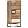 Cajonera de madera maciza reciclada 45x30x105 cm