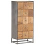 Cajonera de madera maciza reciclada 45x30x100 cm