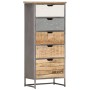 Cajonera de madera maciza de mango 45x30x105 cm