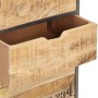 Cajonera de madera maciza de mango 45x30x105 cm