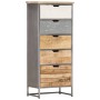 Cajonera de madera maciza de mango 45x30x105 cm