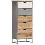 Cajonera de madera maciza de mango 45x30x105 cm