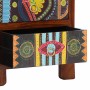 Mesita de noche 40x40x60 cm madera maciza de acacia