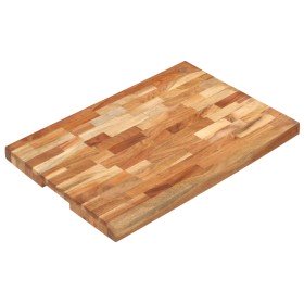 Tabla de cortar de madera maciza de acacia 60x40x4 cm