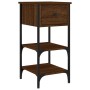 Nachttische, 2 Stück, Eichenbraun, Holzwerkstoff, 34 x 36 x 70 cm von vidaXL, Nachttische - Ref: Foro24-825982, Preis: 76,69 ...