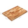 Tabla de cortar de madera maciza de acacia 60x40x4 cm