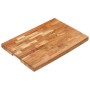 Tabla de cortar de madera maciza de acacia 60x40x4 cm