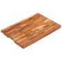 Tabla de cortar de madera maciza de acacia 60x40x4 cm