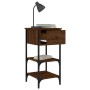 Nachttische, 2 Stück, Eichenbraun, Holzwerkstoff, 34 x 36 x 70 cm von vidaXL, Nachttische - Ref: Foro24-825982, Preis: 76,69 ...