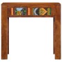 Mesa consola madera maciza de acacia 80x35x75 cm
