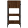 Mesitas noche 2 uds madera ingeniería marrón roble 34x36x70 cm de vidaXL, Mesitas de noche - Ref: Foro24-825982, Precio: 76,61 €