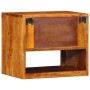 Armario de Noche Marrón 40 x 35 x 35 cm madera maciza de acacia