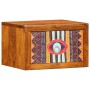 Armario de Noche Marrón 35 x 30 x 22 cm madera maciza de acacia