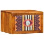 Armario de Noche Marrón 35 x 30 x 22 cm madera maciza de acacia